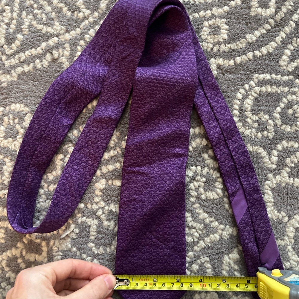 Pineda Covalin Silk Tie – Purple (Made in Mexico)